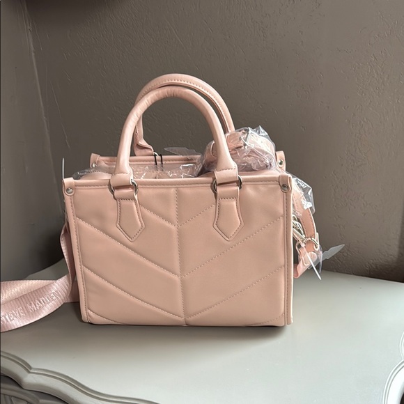 Steve Madden Pink Satchel Bag with Coin Pouch - Picture 3 of 4